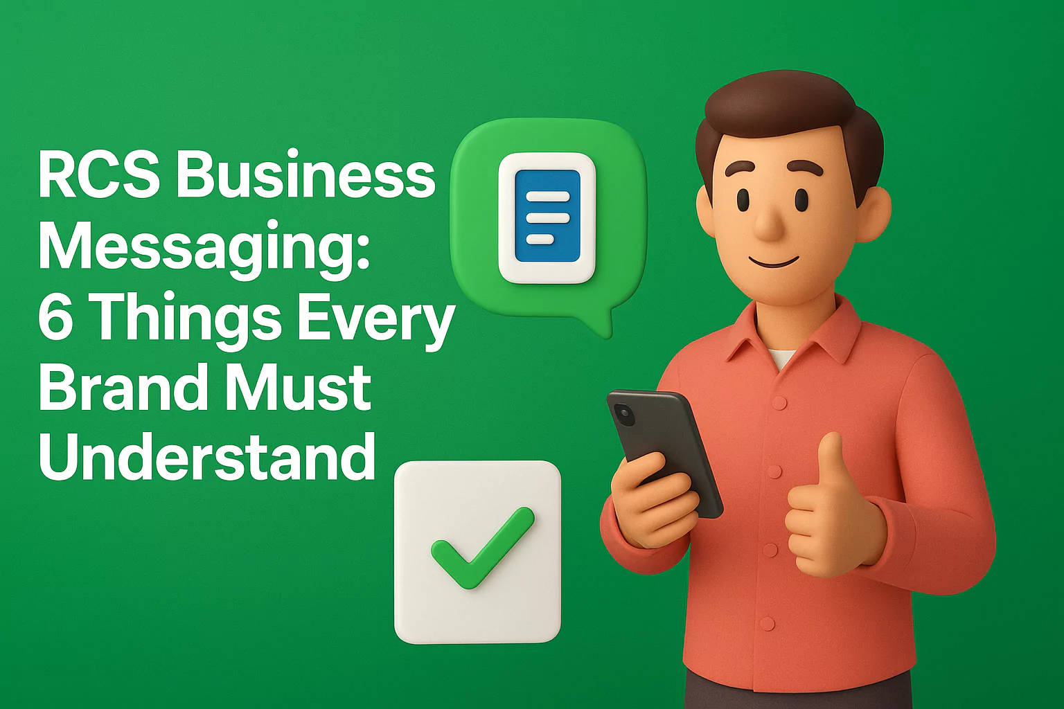 RCS Business Messaging: 6 Things Every Brand Must Understand