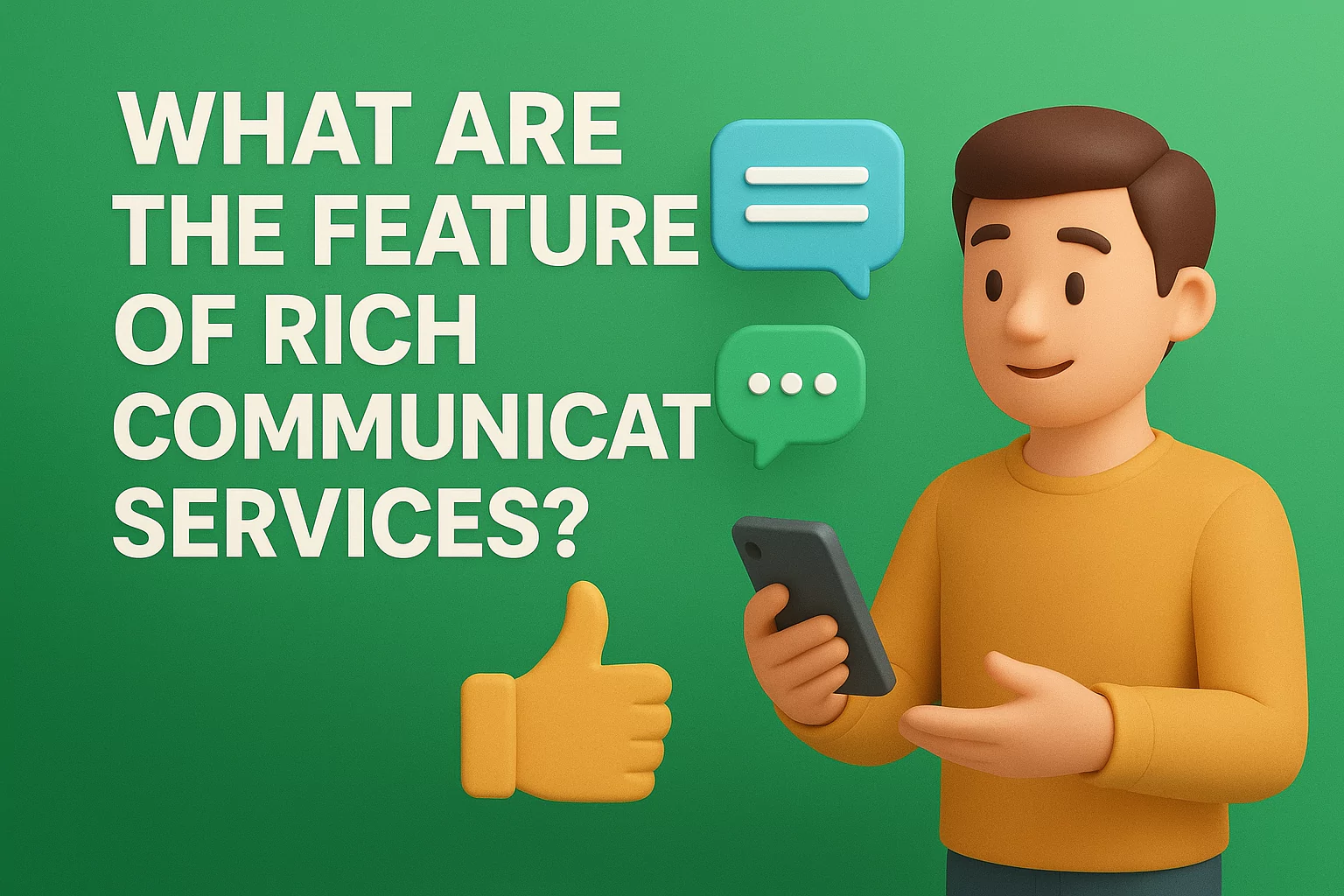 What are the features of Rich Communication Services?