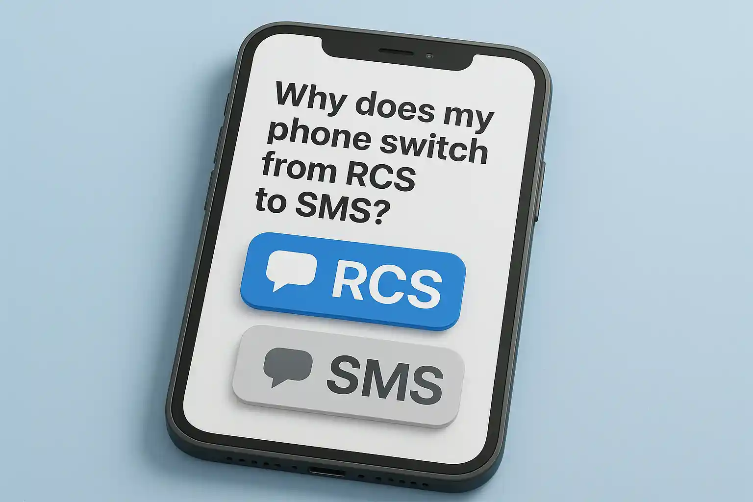 Why Does My Phone Switch from RCS to SMS?